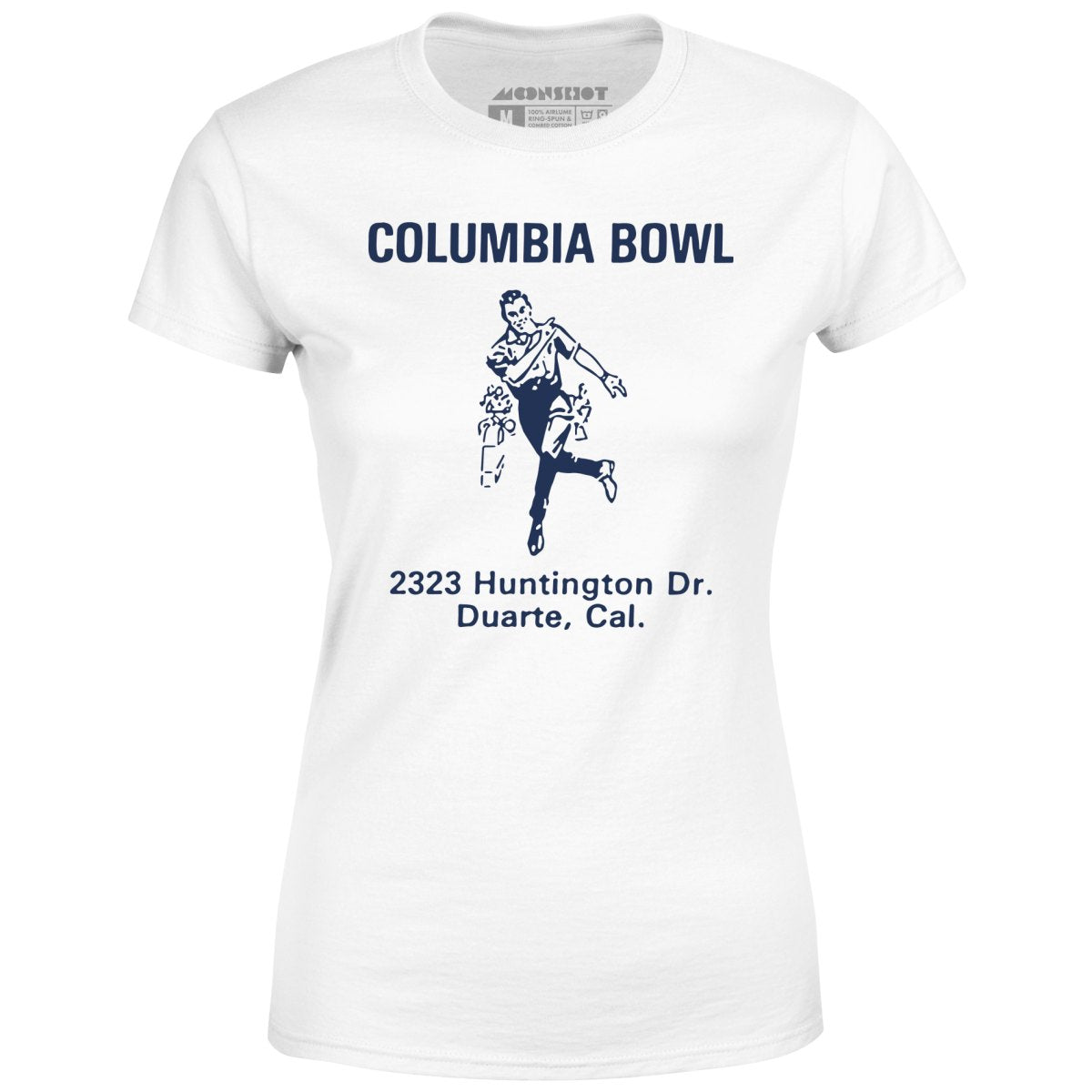 Columbia Bowl - Duarte, CA - Vintage Bowling Alley - Women's T-Shirt