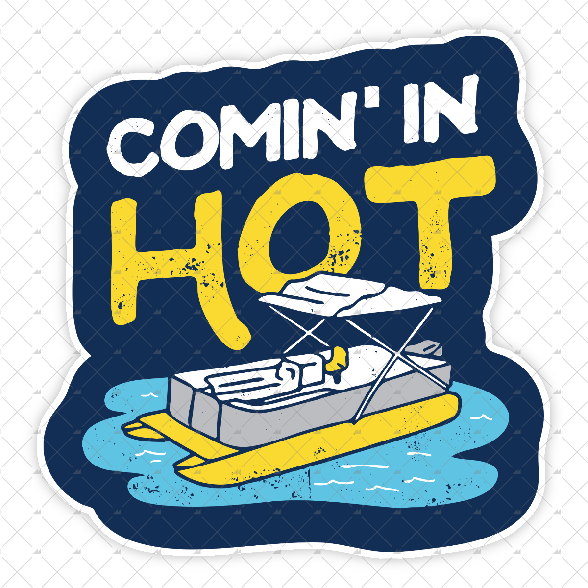 Comin' in Hot - Sticker