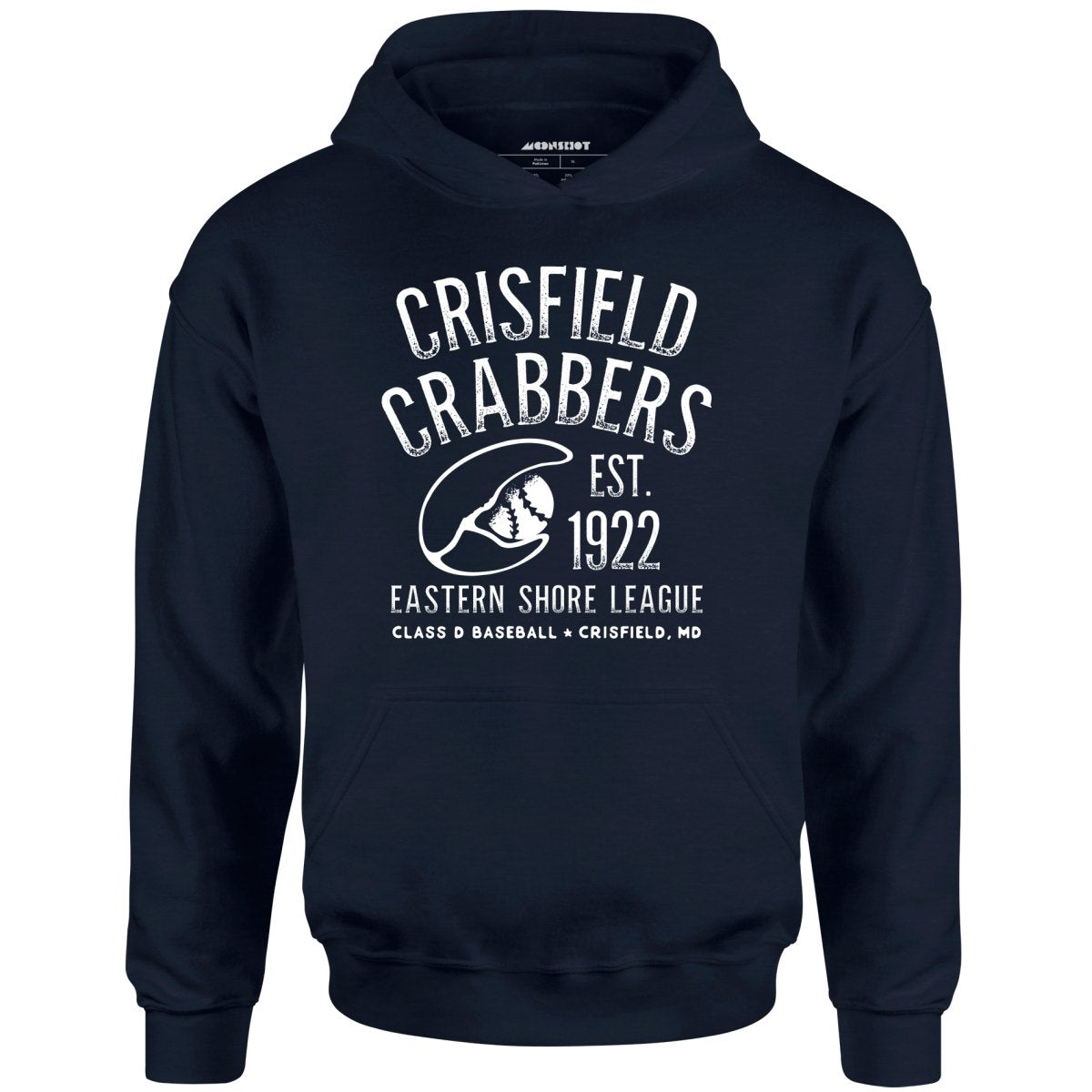 Crisfield Crabbers - Maryland - Vintage Defunct Baseball Teams - Unisex Hoodie