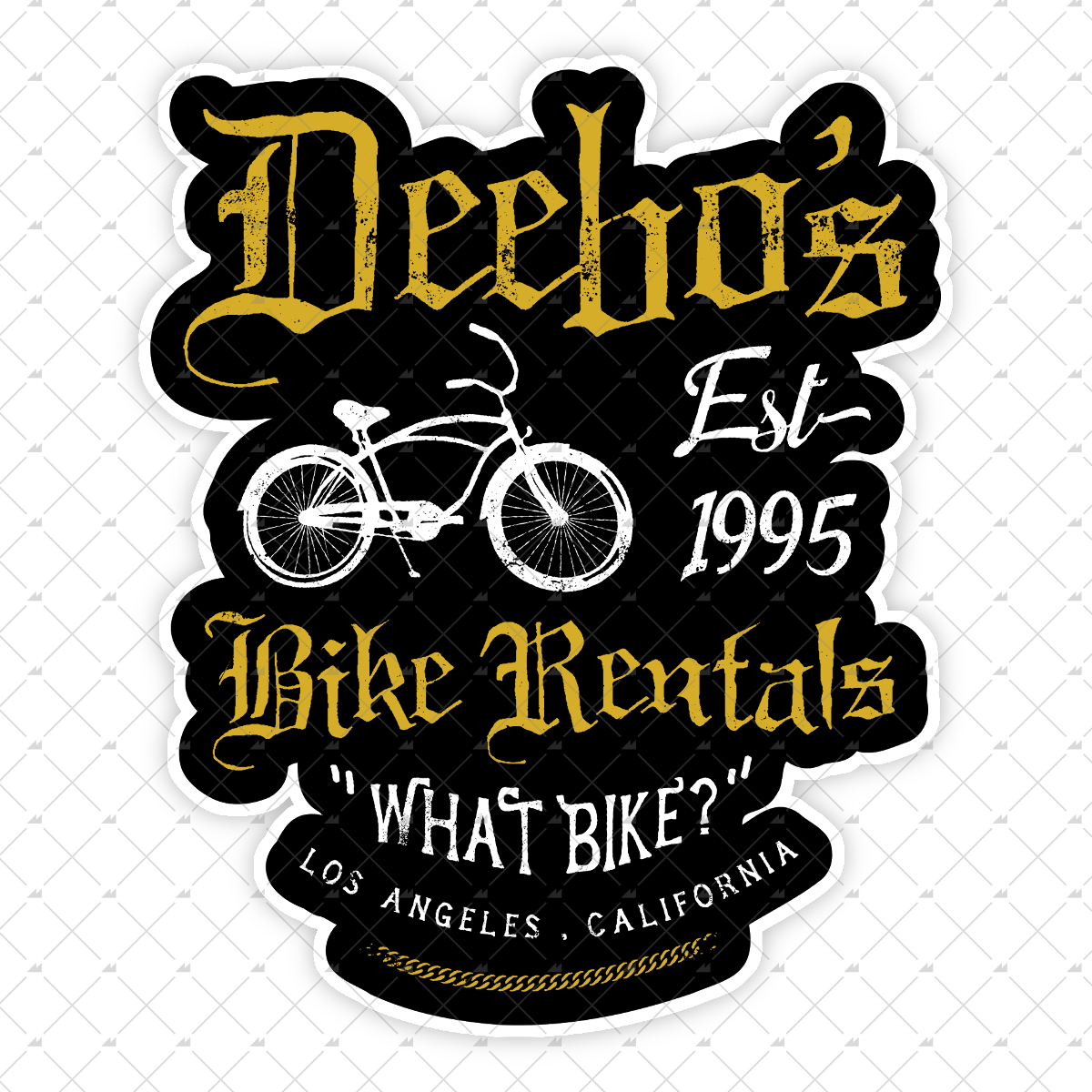 Deebo's Bike Rentals - Sticker