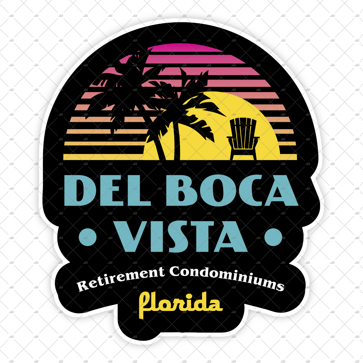 Del Boca Vista Retirement Condominiums - Sticker