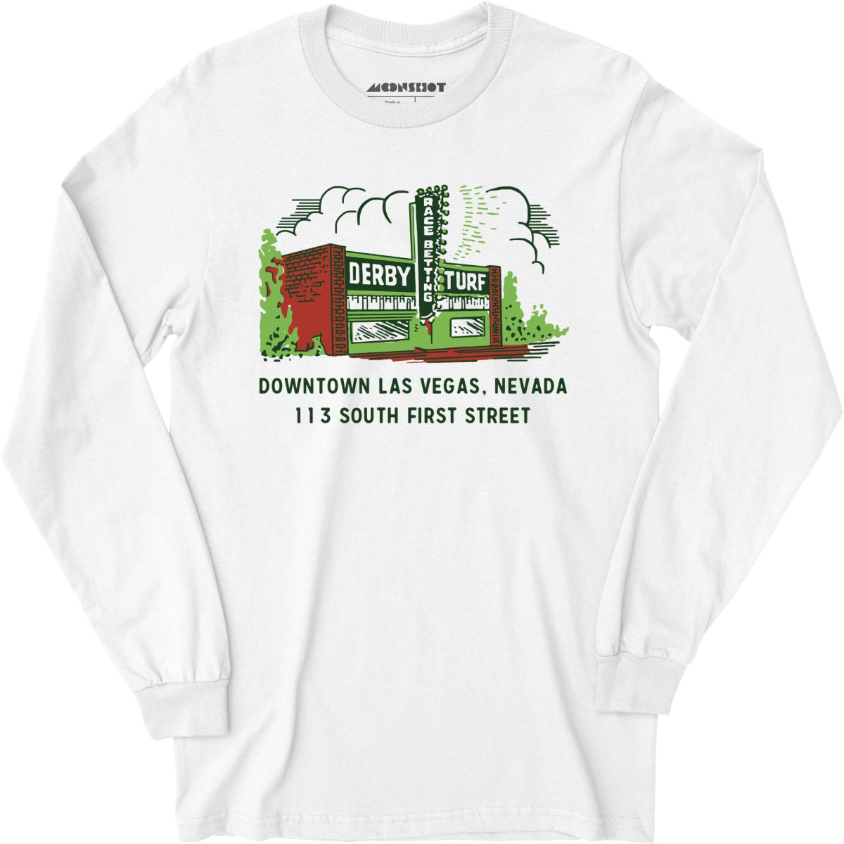 Derby Turf Club - Vintage Las Vegas - Long Sleeve T-Shirt