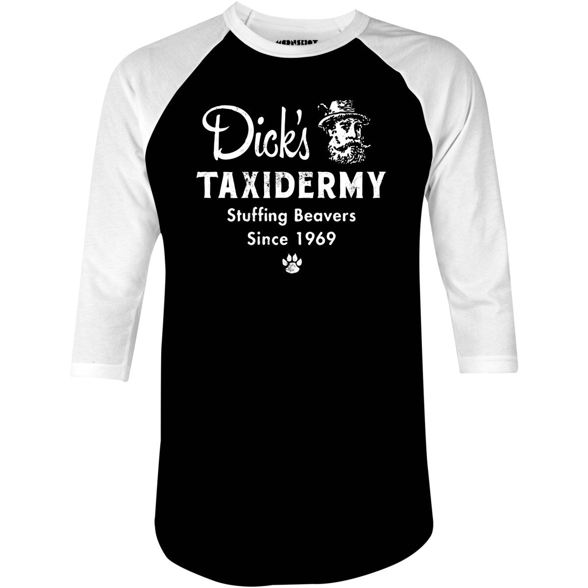 Dick's Taxidermy - 3/4 Sleeve Raglan T-Shirt