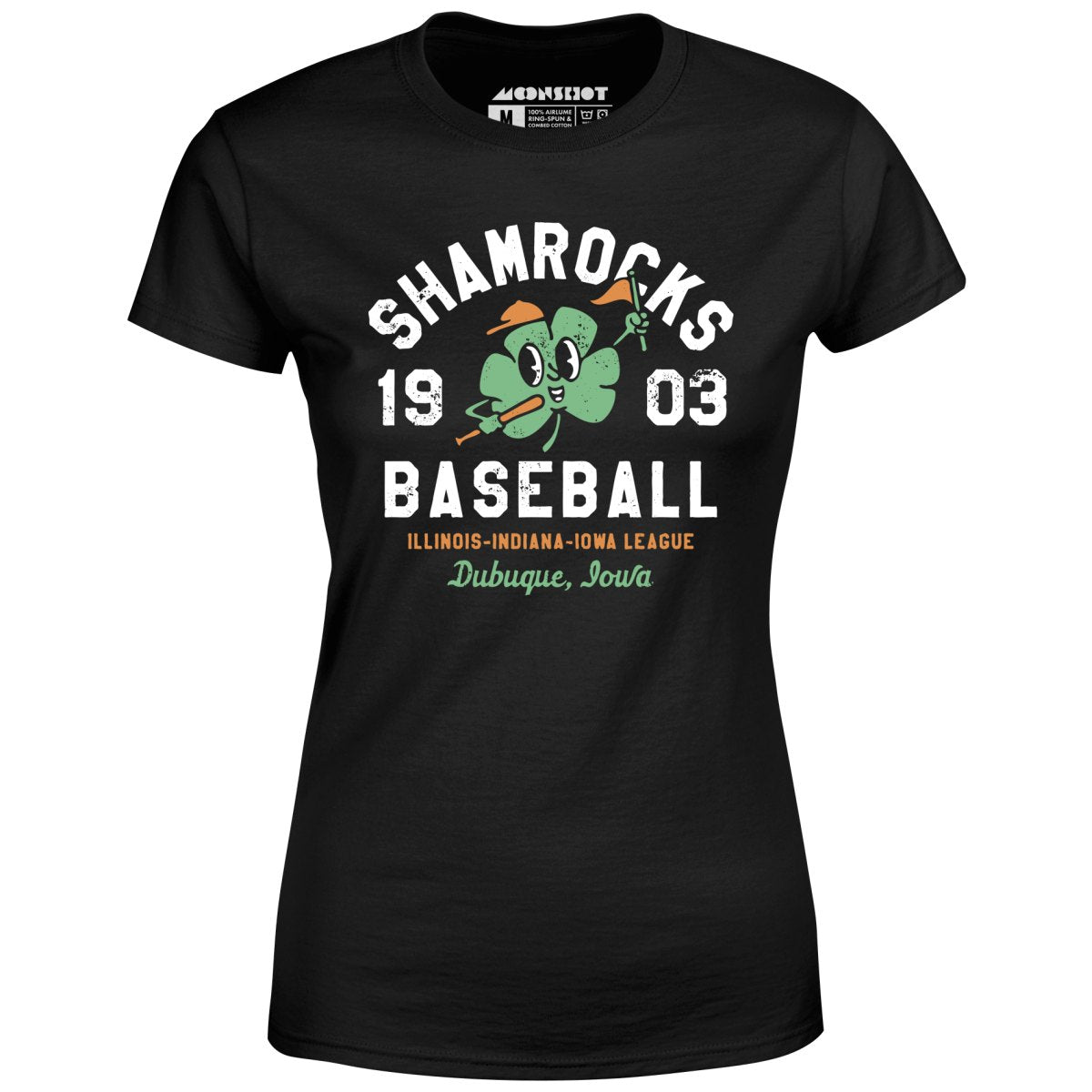 Dubuque Shamrocks - Iowa - Vintage Defunct Baseball Teams - Women's T-Shirt