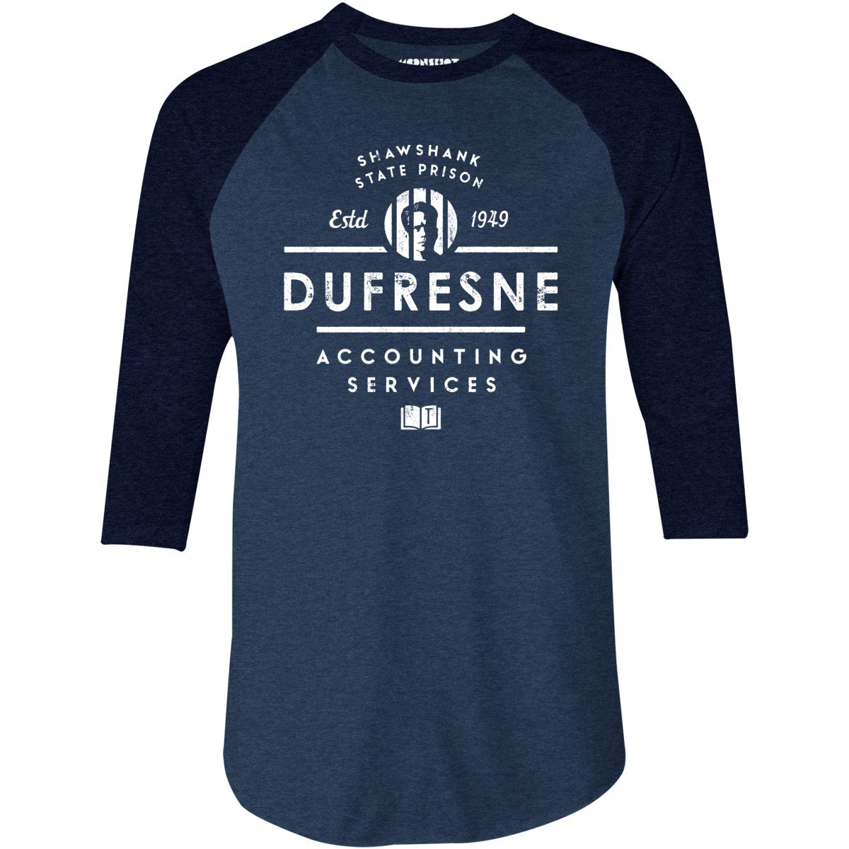 Dufresne Accounting Services - 3/4 Sleeve Raglan T-Shirt