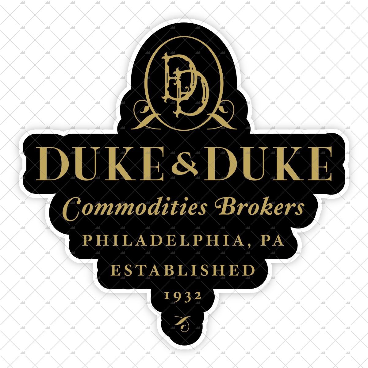 Duke & Duke Commodities Brokers - Sticker