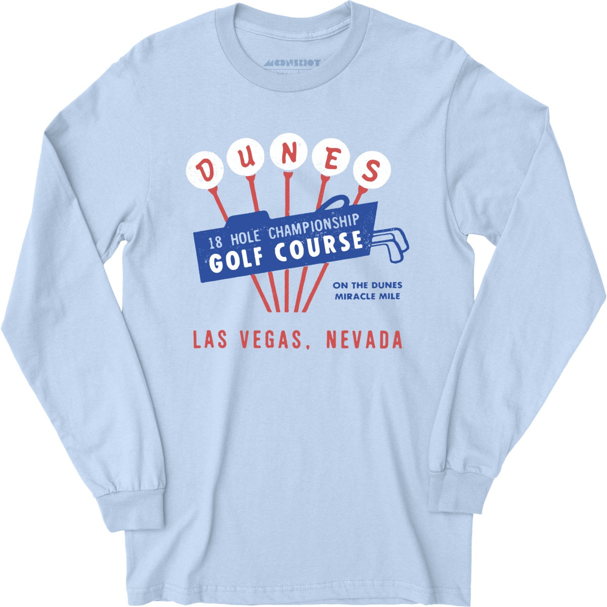 Dunes Golf Course - Vintage Las Vegas - Long Sleeve T-Shirt