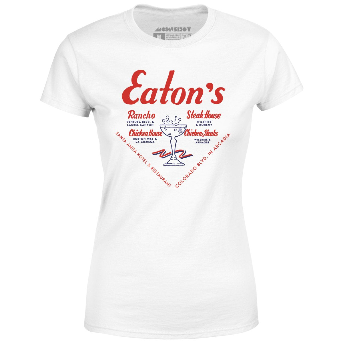 Eatons Restaurants - Los Angeles, CA - Vintage Restaurant - Women's T-Shirt