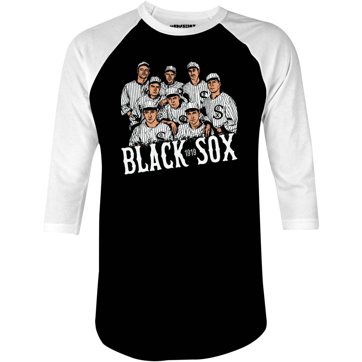 Eight Men Out - 3/4 Sleeve Raglan T-Shirt