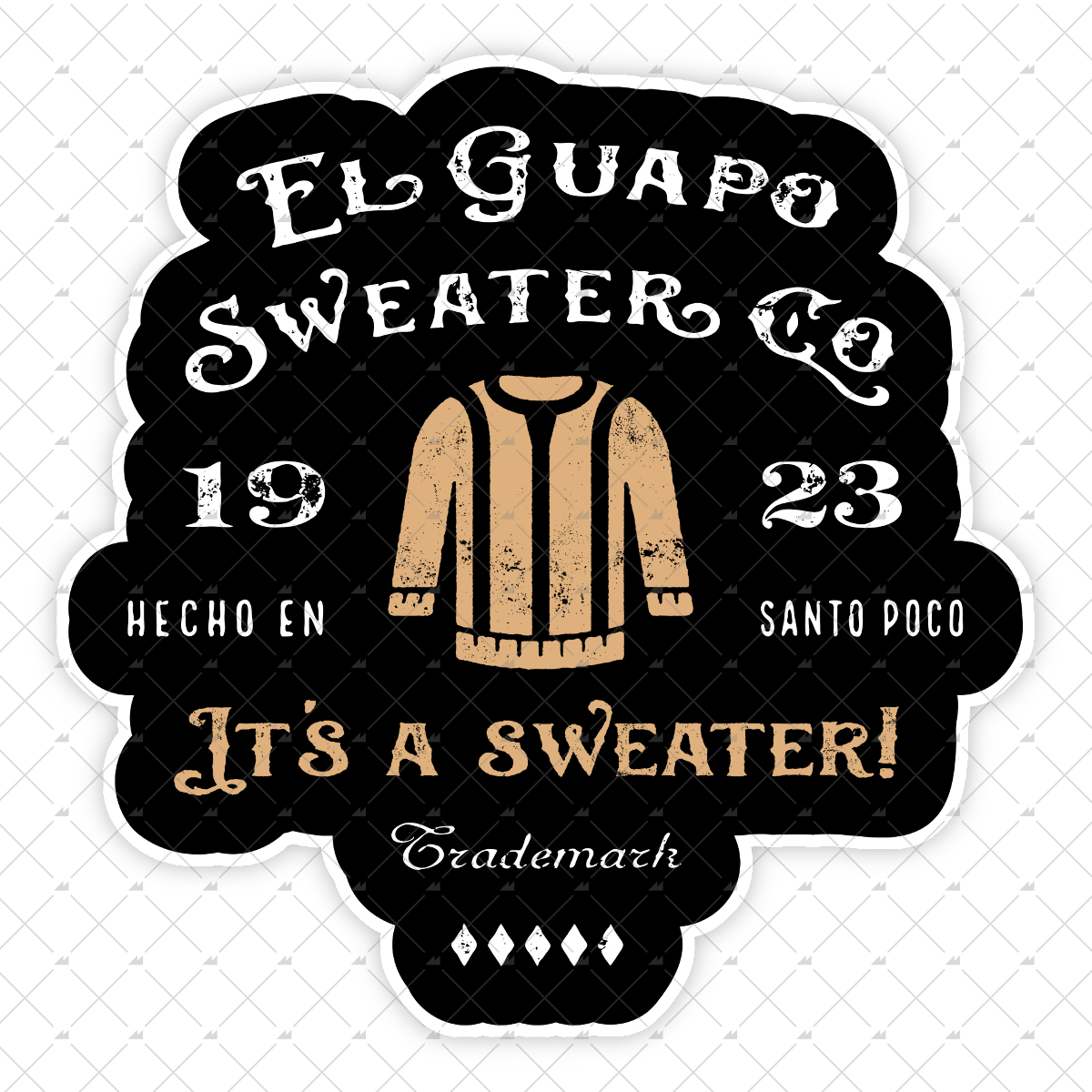 El Guapo Sweater Co. - Sticker