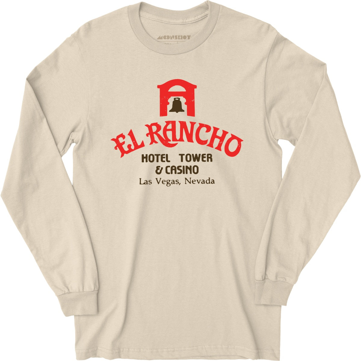 El Rancho Hotel Tower & Casino - Vintage Las Vegas - Long Sleeve T-Shirt