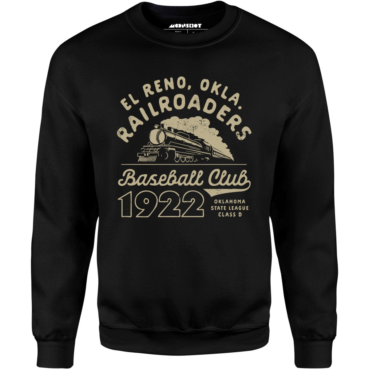 El Reno Railroaders - Oklahoma - Vintage Defunct Baseball Teams - Unisex Sweatshirt