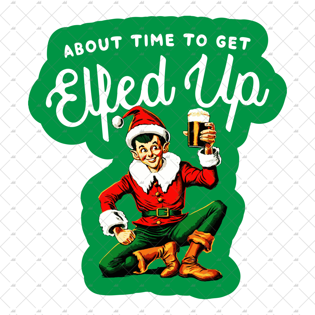 Elfed Up - Sticker