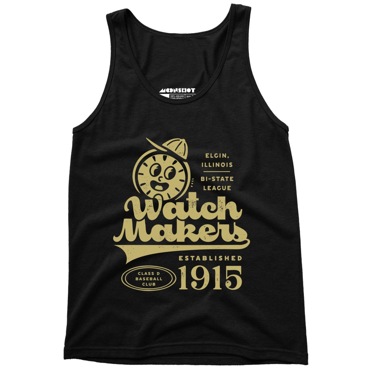 Elgin Watch Makers - Illinois - Vintage Defunct Baseball Teams - Unisex Tank Top