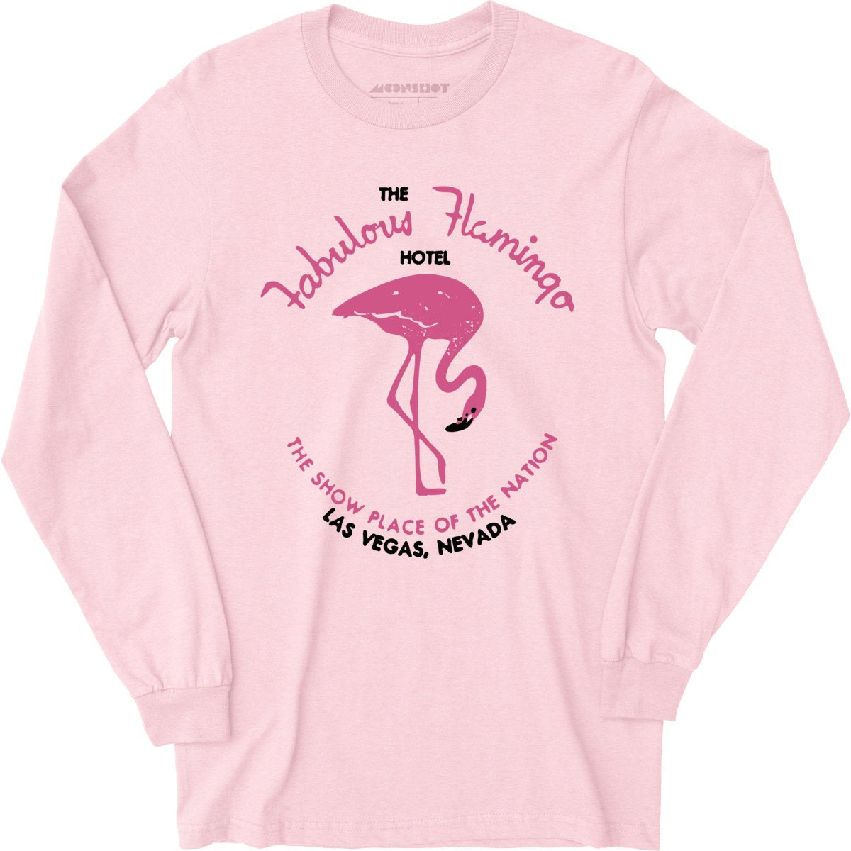 Fabulous Flamingo Hotel - Vintage Las Vegas - Long Sleeve T-Shirt