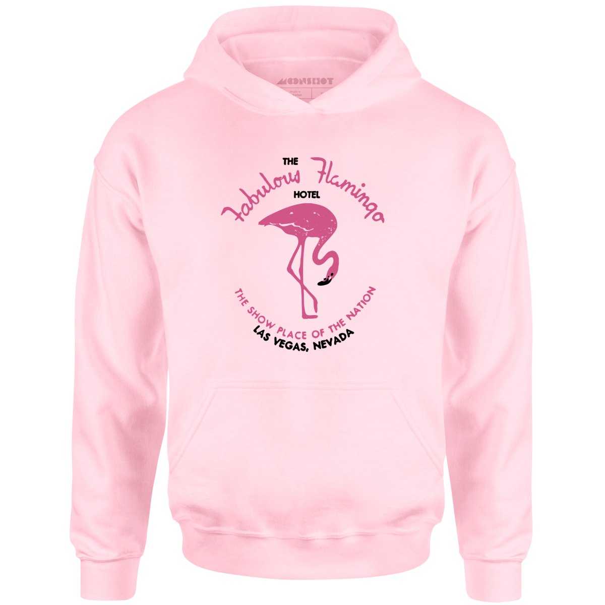 Fabulous Flamingo Hotel - Vintage Las Vegas - Unisex Hoodie