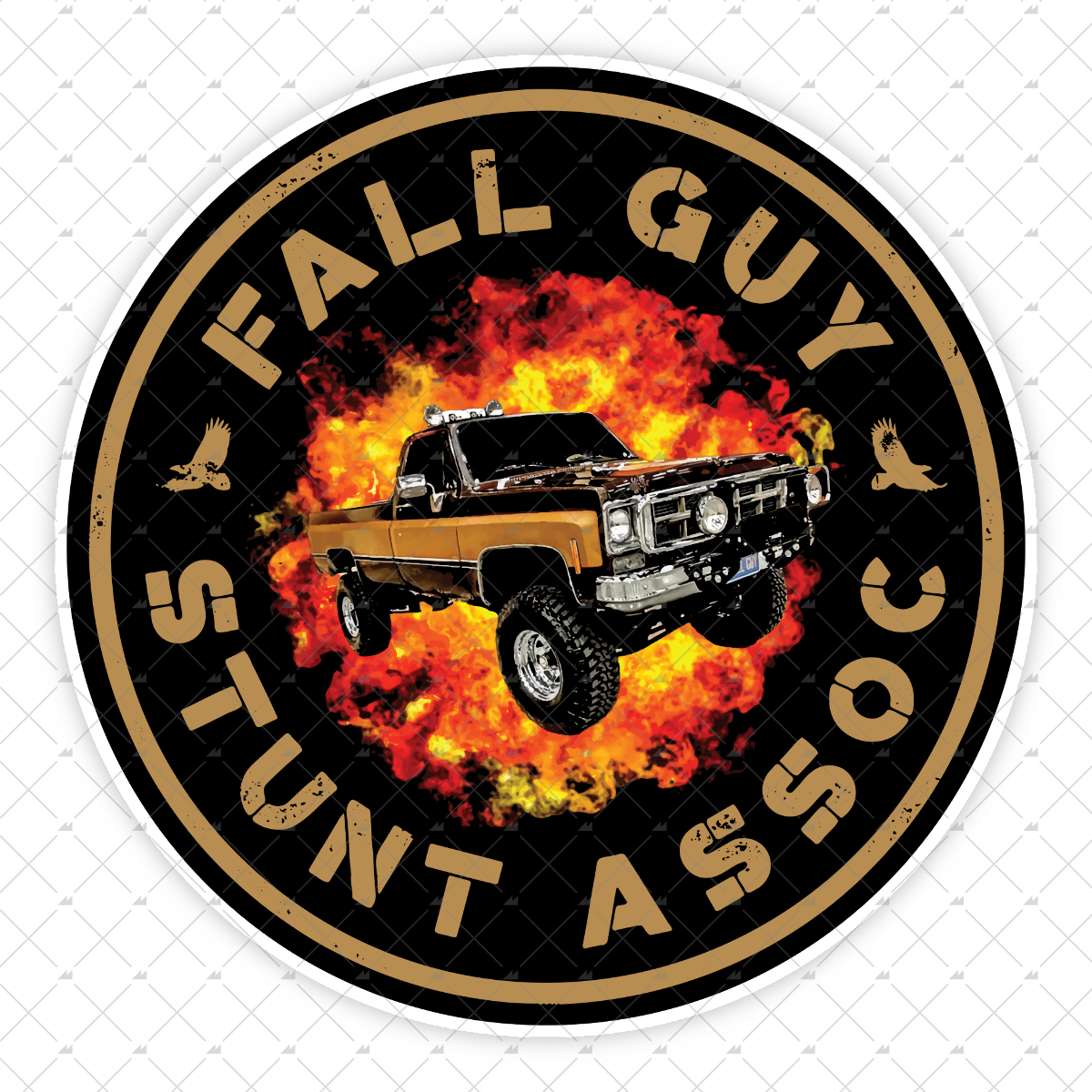 Fall Guy Stunt Association - Sticker