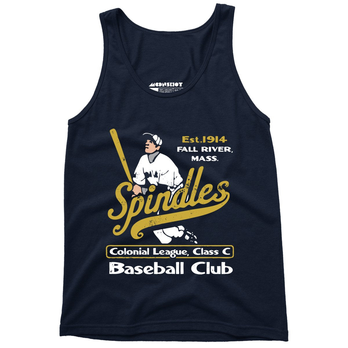 Fall River Spindles - Massachusetts - Vintage Defunct Baseball Teams - Unisex Tank Top