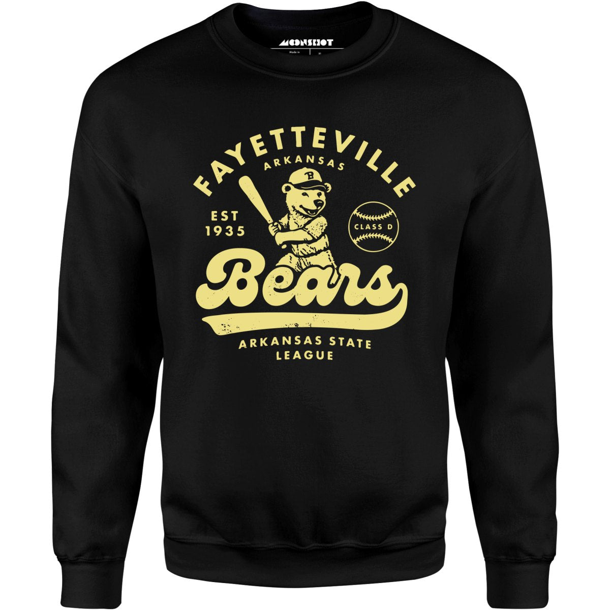 Fayetteville Bears - Arkansas - Vintage Defunct Baseball Teams - Unisex Sweatshirt