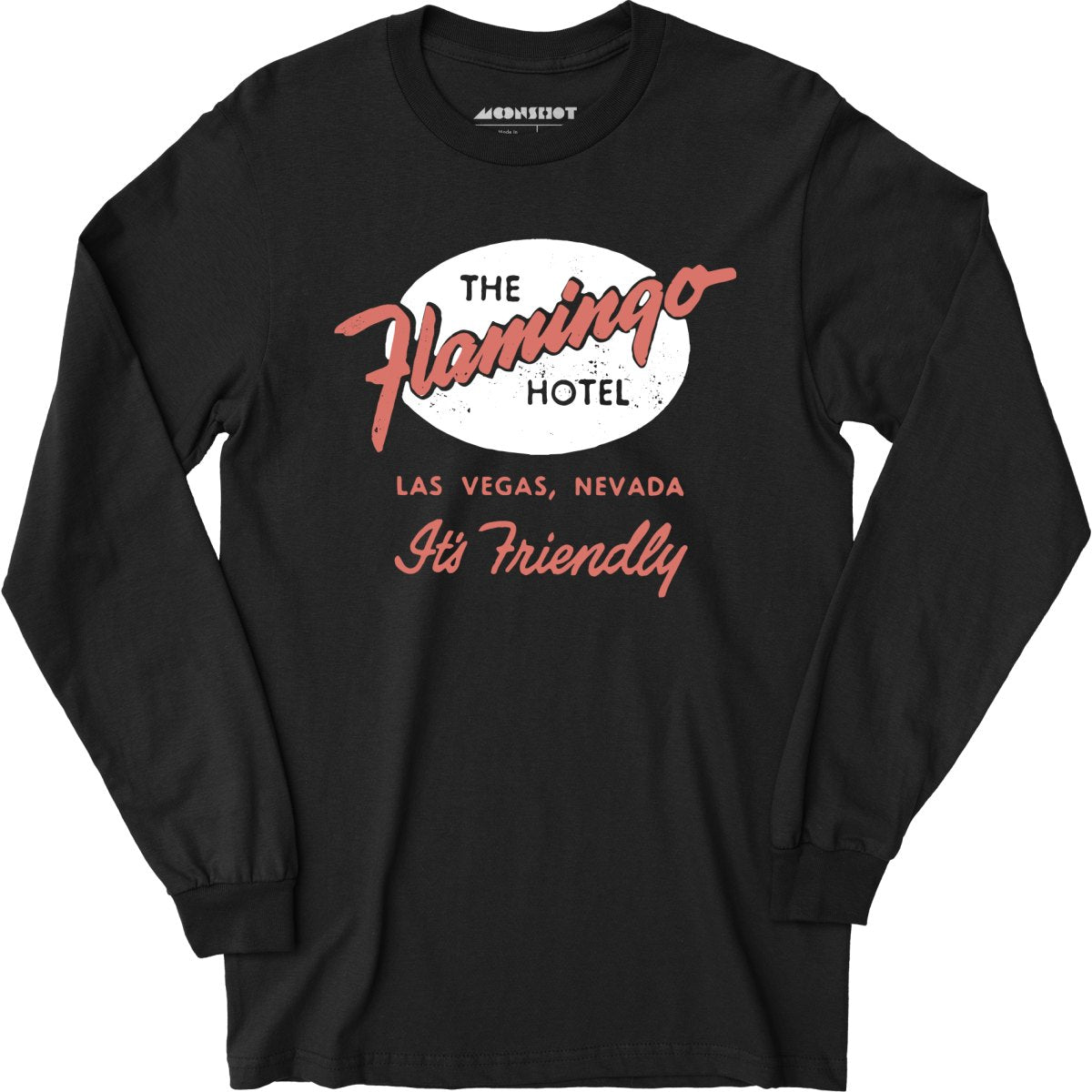 Flamingo Hotel v2 - Vintage Las Vegas - Long Sleeve T-Shirt