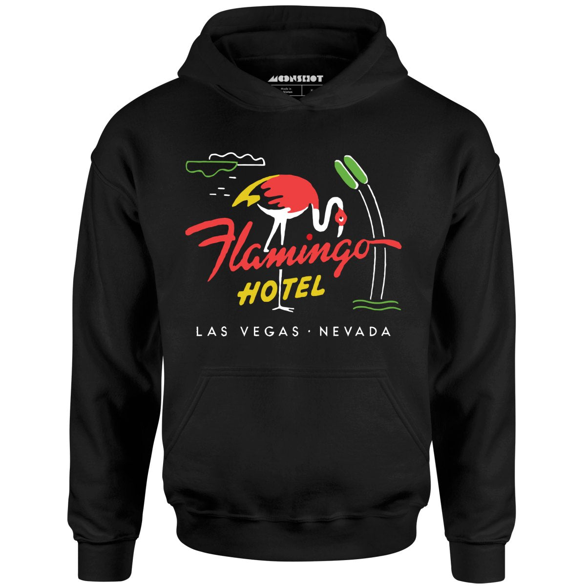 Flamingo Hotel v3 - Vintage Las Vegas - Unisex Hoodie