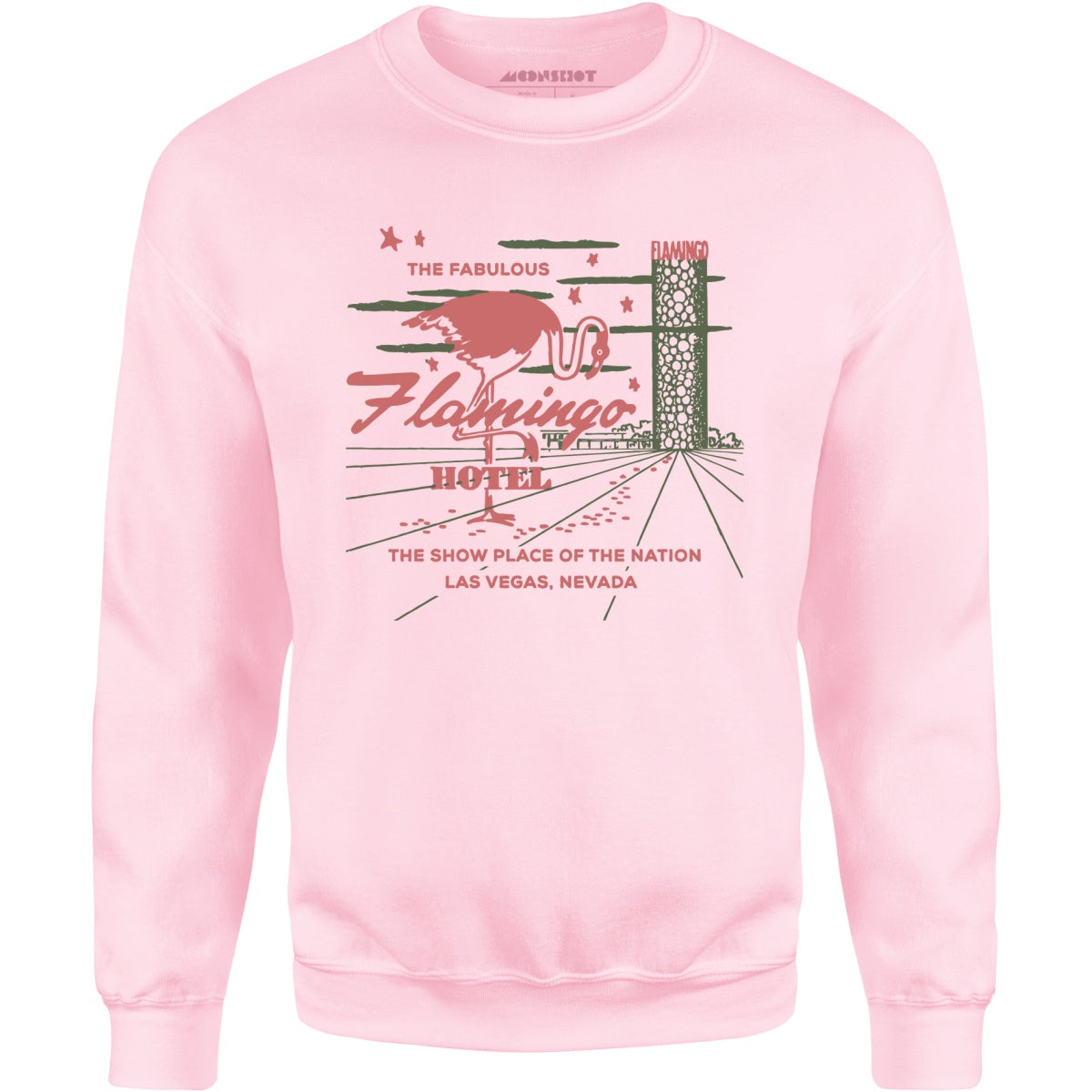 Flamingo Hotel v4 - Vintage Las Vegas - Unisex Sweatshirt