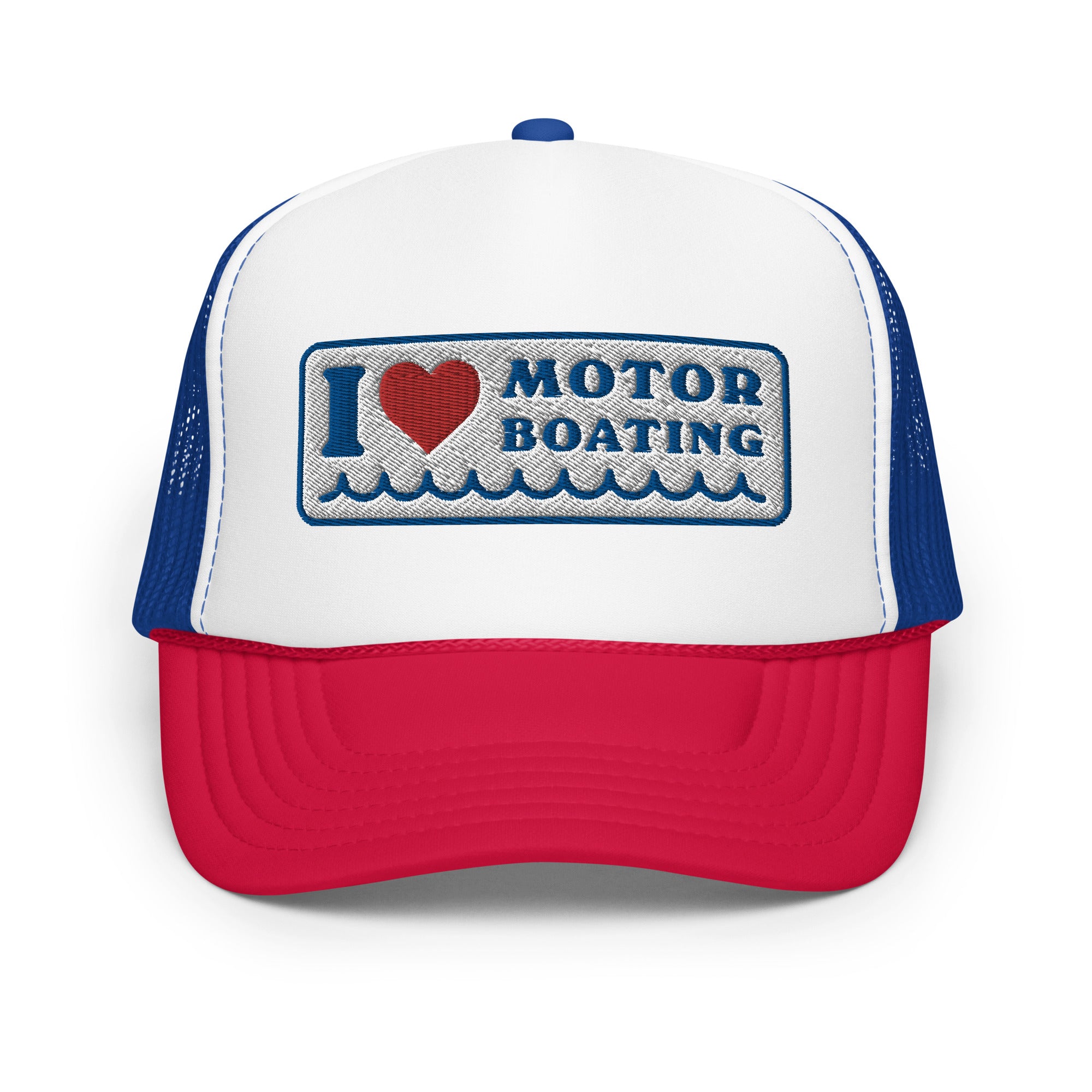 I Love Motorboating - Classic Foam Trucker Hat