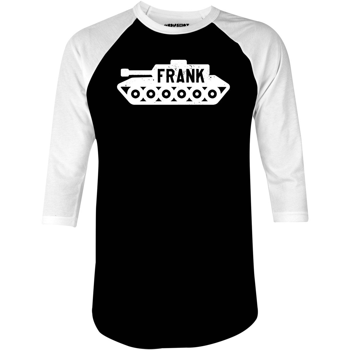 Frank the Tank - 3/4 Sleeve Raglan T-Shirt