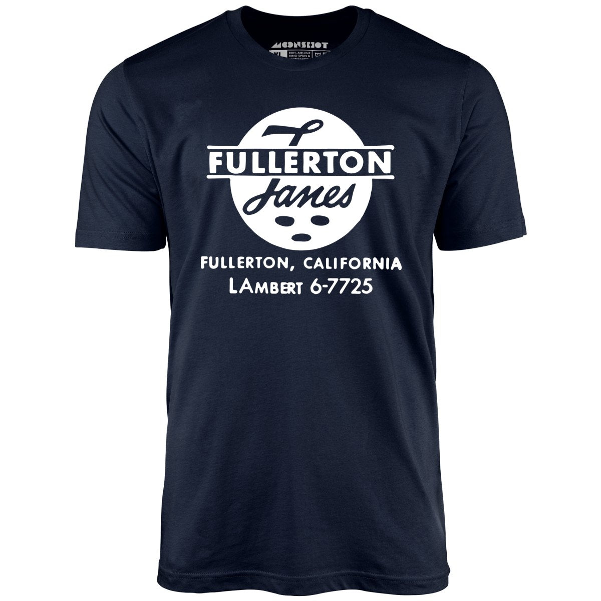 Fullerton Lanes - Fullerton, CA - Vintage Bowling Alley - Unisex T-Shirt