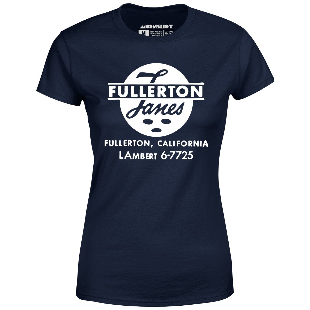 Fullerton Lanes - Fullerton, CA - Vintage Bowling Alley - Women's T-Shirt