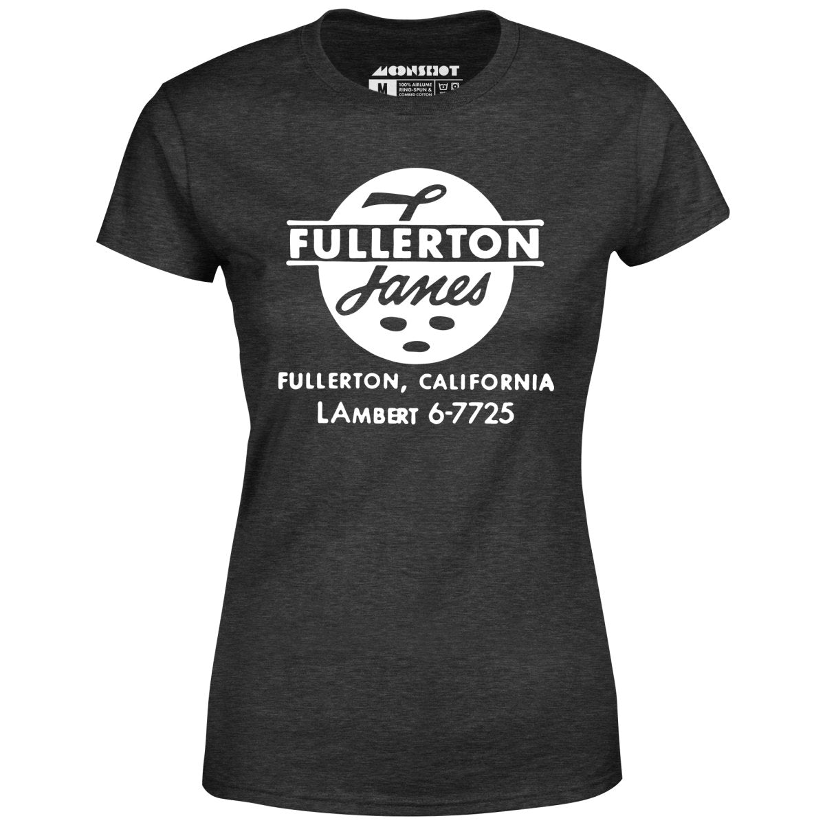 Fullerton Lanes - Fullerton, CA - Vintage Bowling Alley - Women's T-Shirt