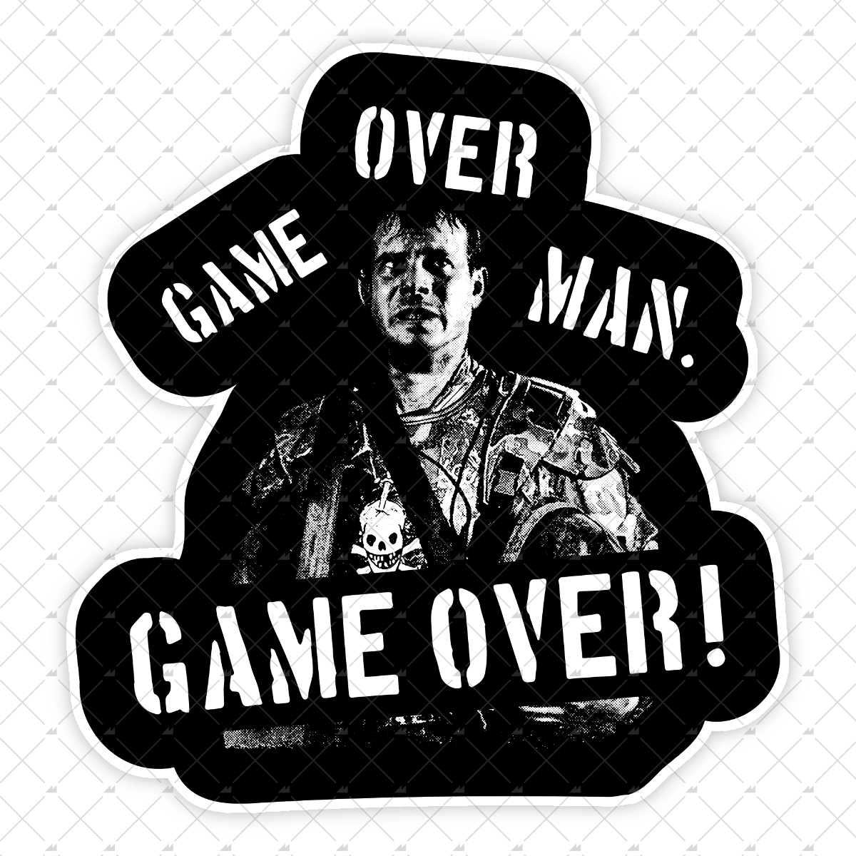 Game Over Man - Sticker