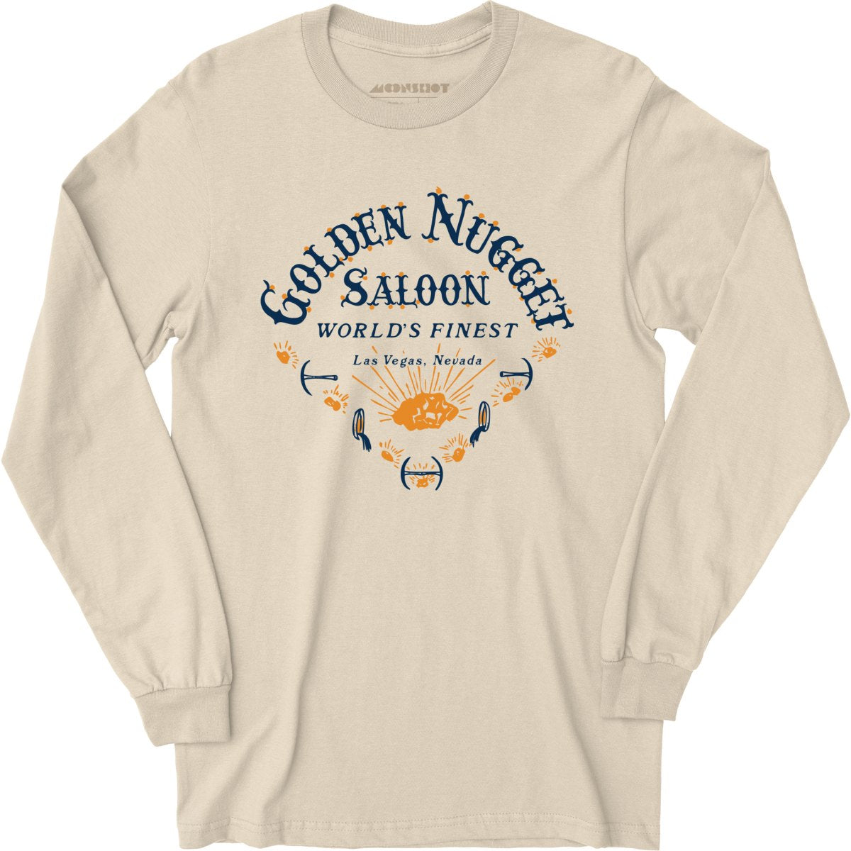 Golden Nugget Saloon - Vintage Las Vegas - Long Sleeve T-Shirt