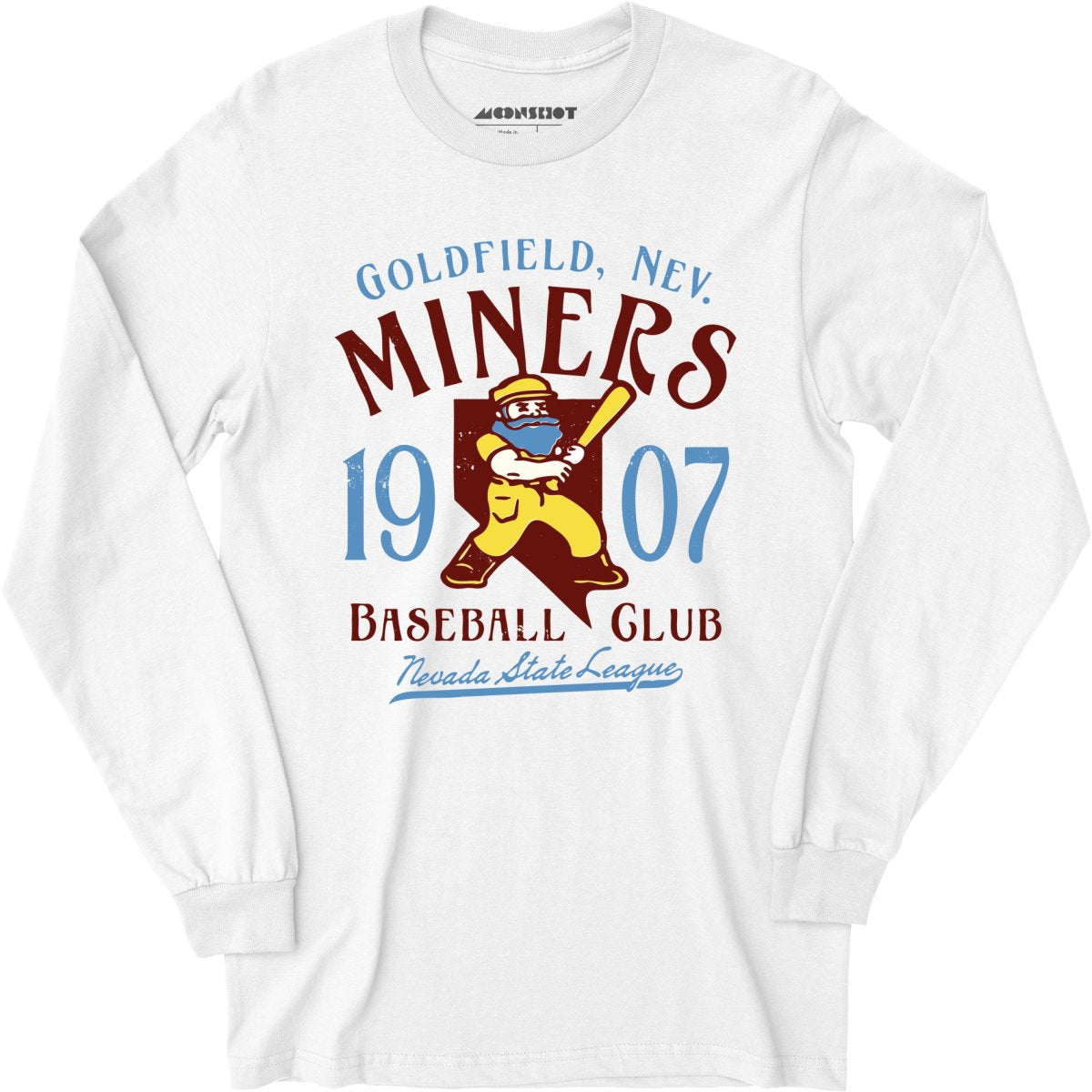 Goldfield Miners - Nevada - Vintage Defunct Baseball Teams - Long Sleeve T-Shirt