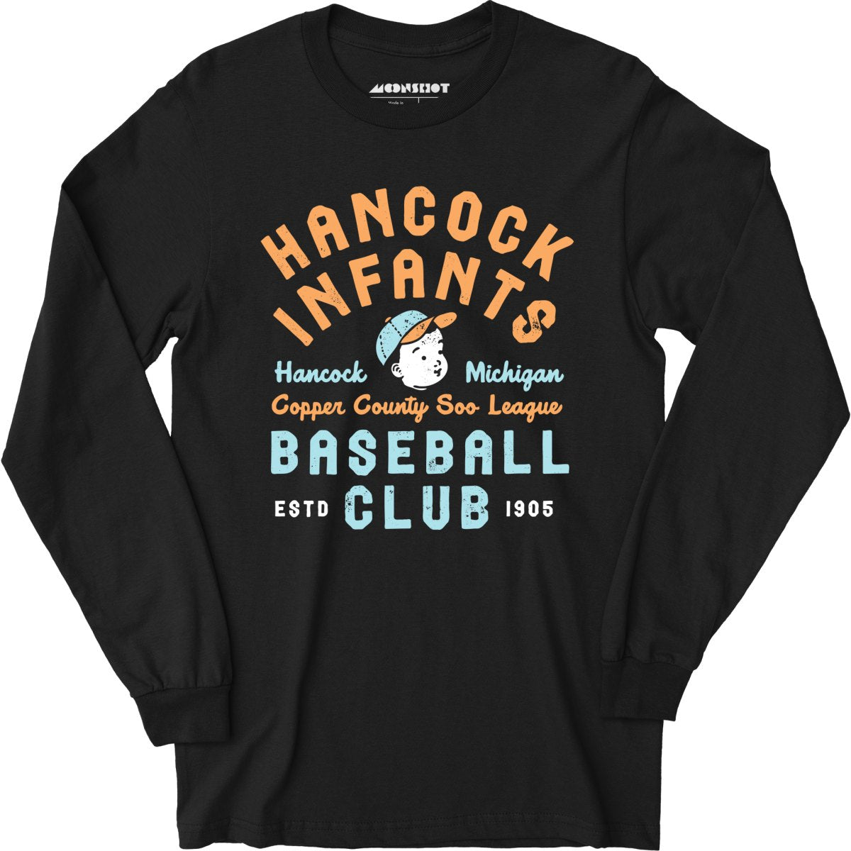 Hancock Infants - Michigan - Vintage Defunct Baseball Teams - Long Sleeve T-Shirt