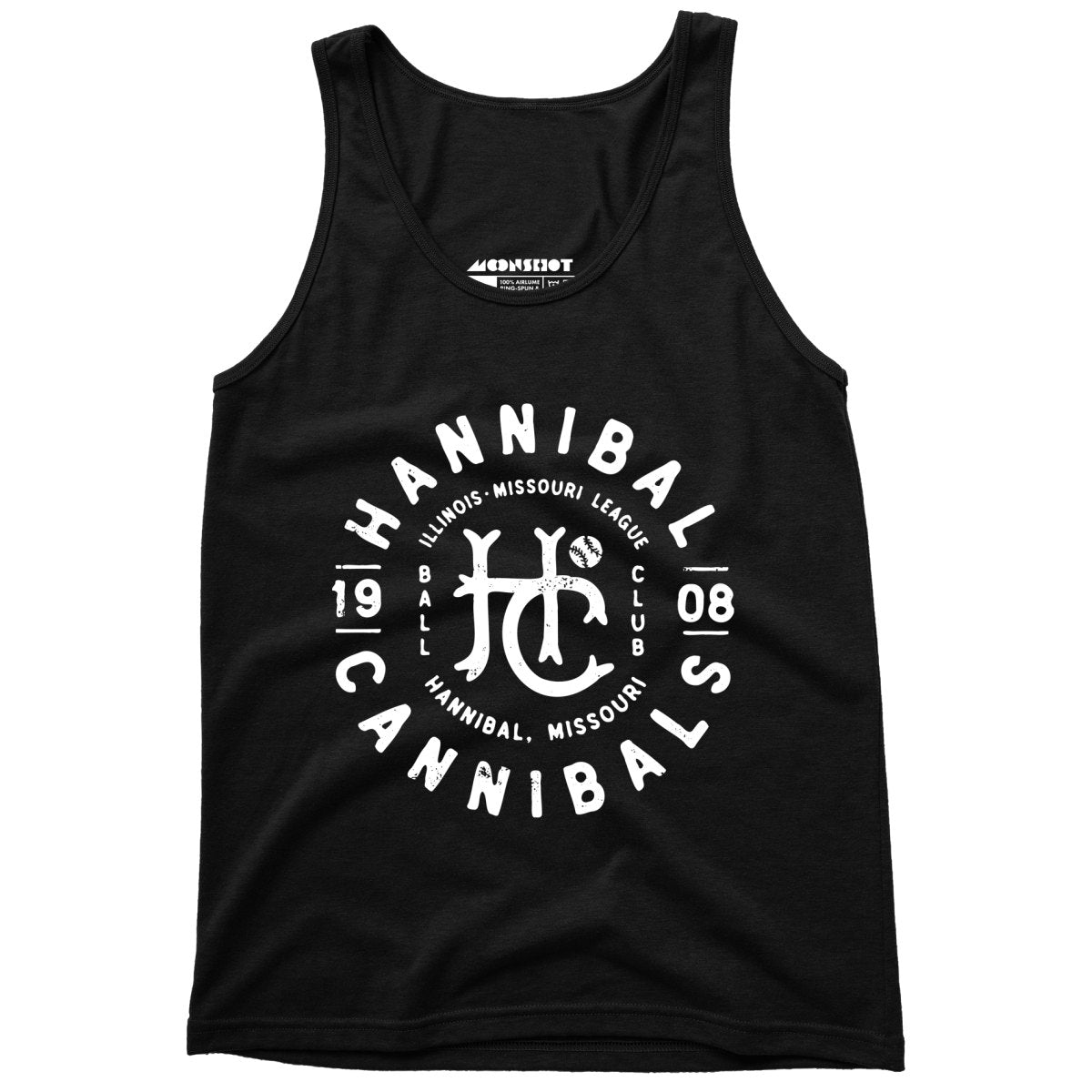 Hannibal Cannibals - Missouri - Vintage Defunct Baseball Teams - Unisex Tank Top