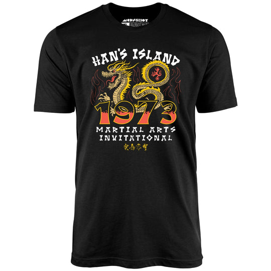 Han's Island Martial Arts Invitational 1973 - Black - Unisex T-Shirt