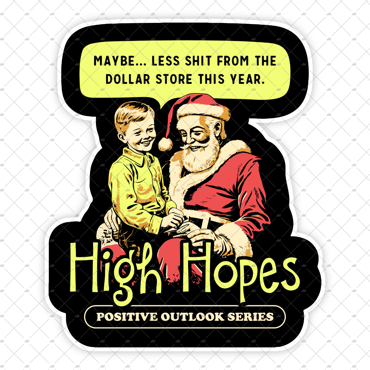 High Hopes Christmas - Sticker