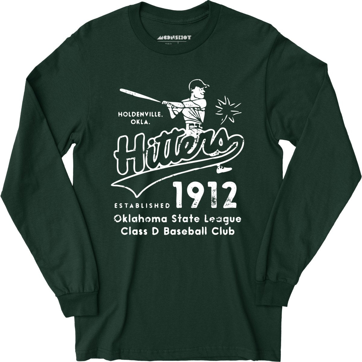 Holdenville Hitters - Oklahoma - Vintage Defunct Baseball Teams - Long Sleeve T-Shirt