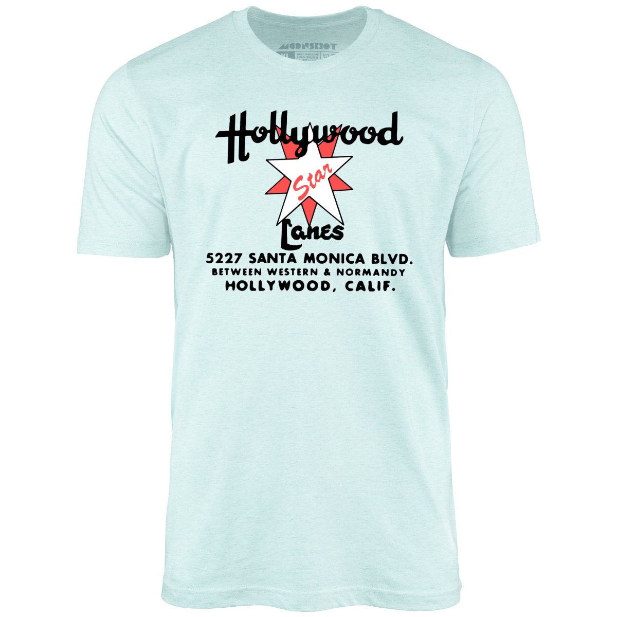 Hollywood Star Lanes v2 - Los Angeles, CA - Vintage Bowling Alley - Unisex T-Shirt