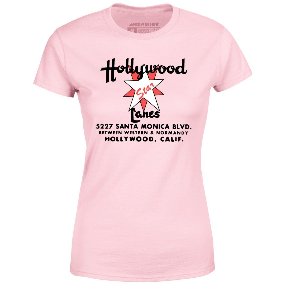 Hollywood Star Lanes v2 - Los Angeles, CA - Vintage Bowling Alley - Women's T-Shirt