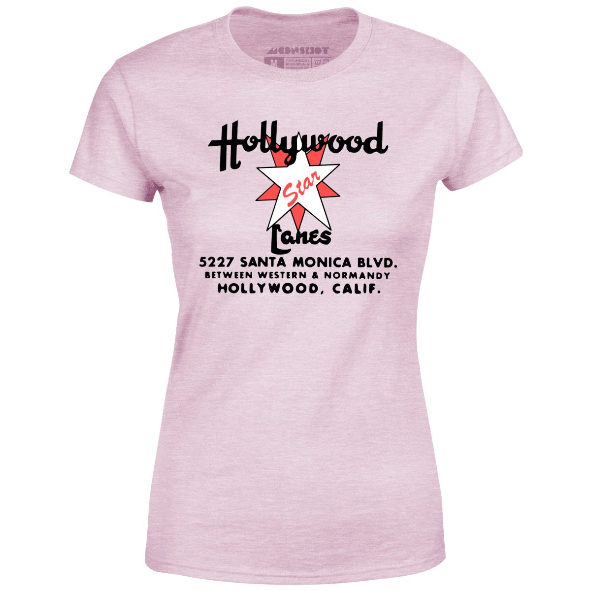 Hollywood Star Lanes v2 - Los Angeles, CA - Vintage Bowling Alley - Women's T-Shirt