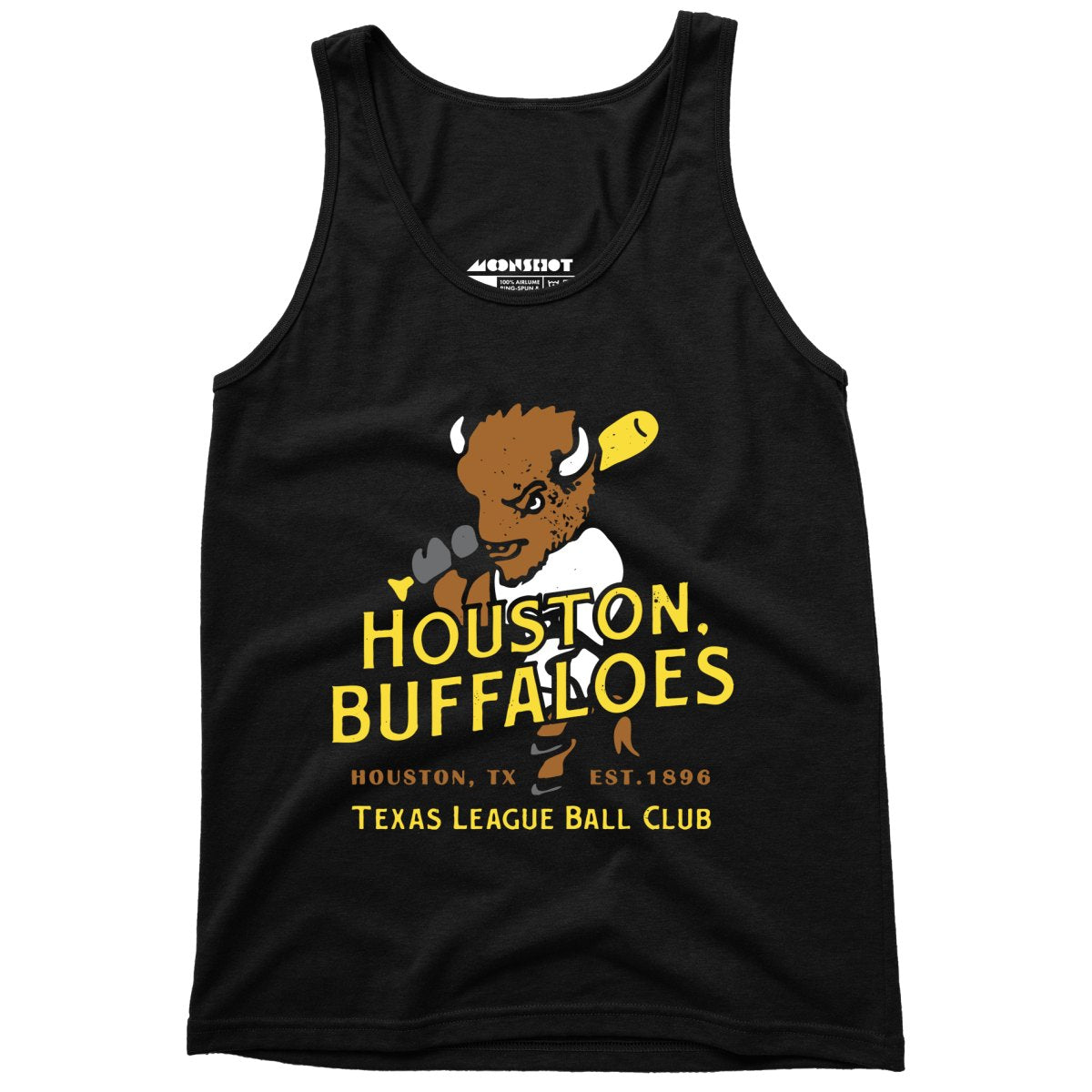 Houston Buffaloes - Texas - Vintage Defunct Baseball Teams - Unisex Tank Top