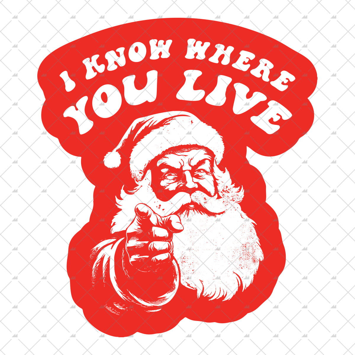 I Know Where You Live - Sticker