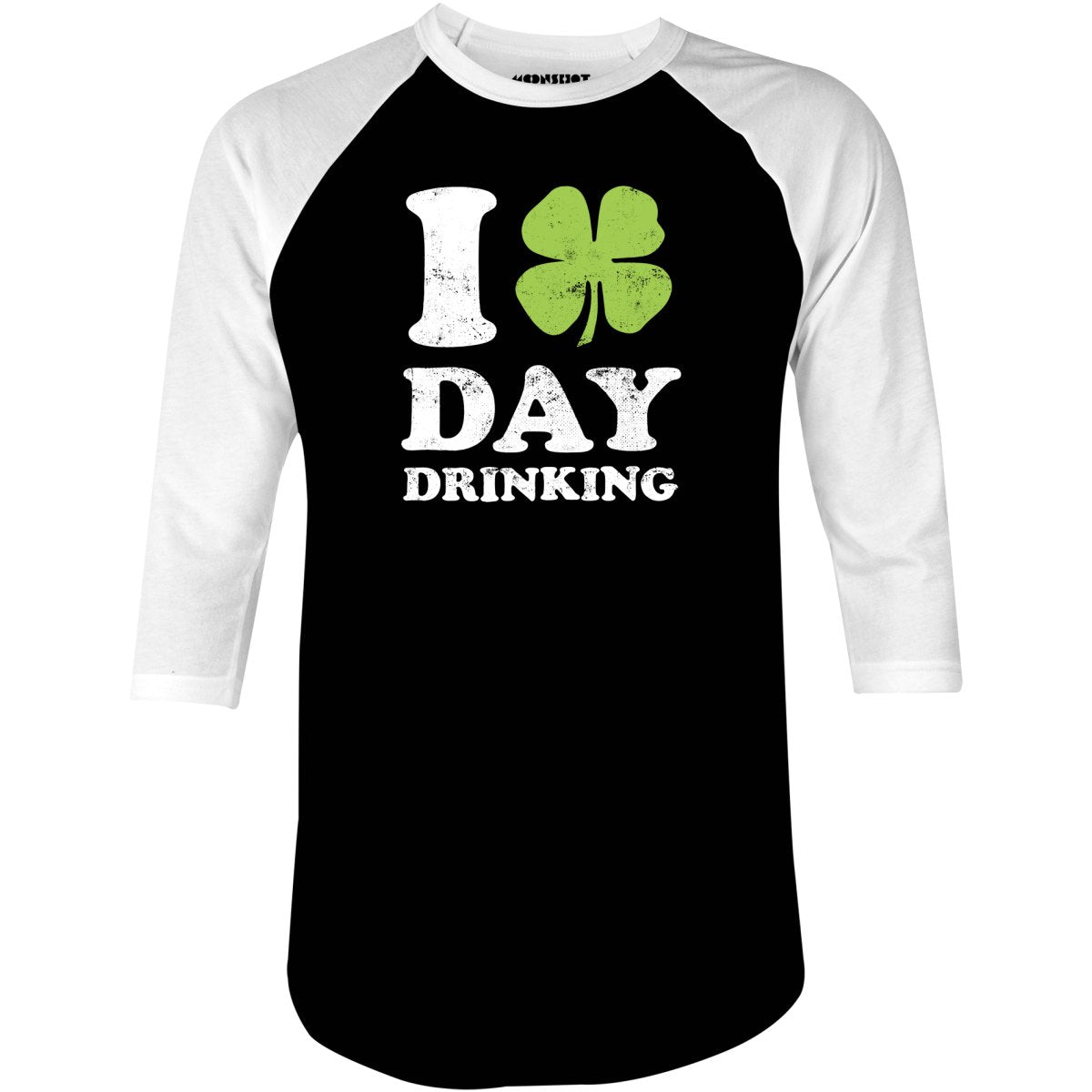 I Love Day Drinking - 3/4 Sleeve Raglan T-Shirt