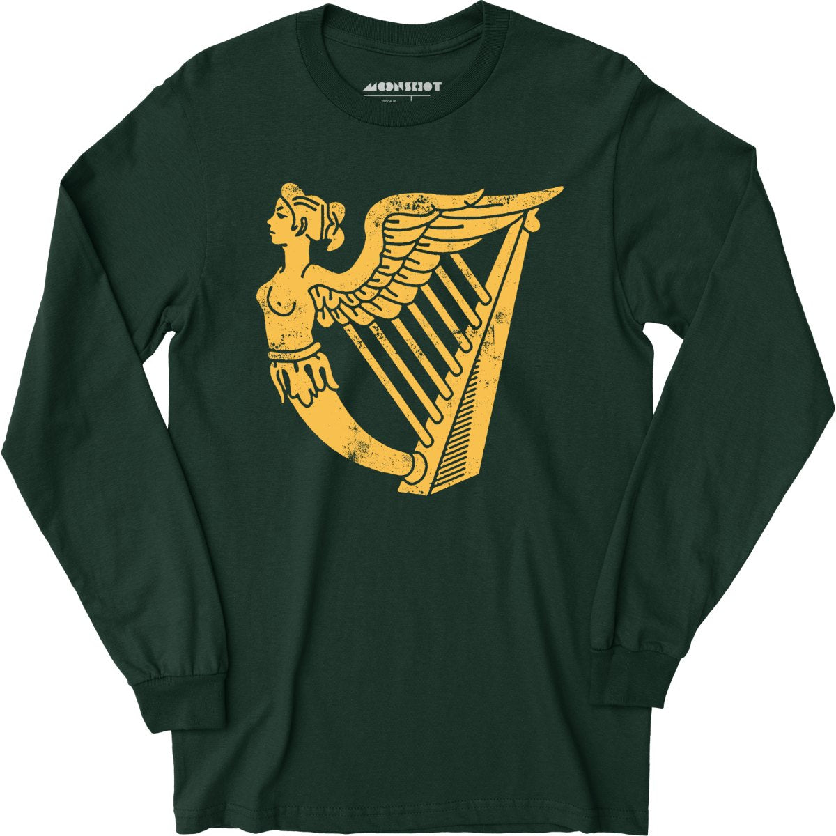 Irish Harp Heraldry - Long Sleeve T-Shirt