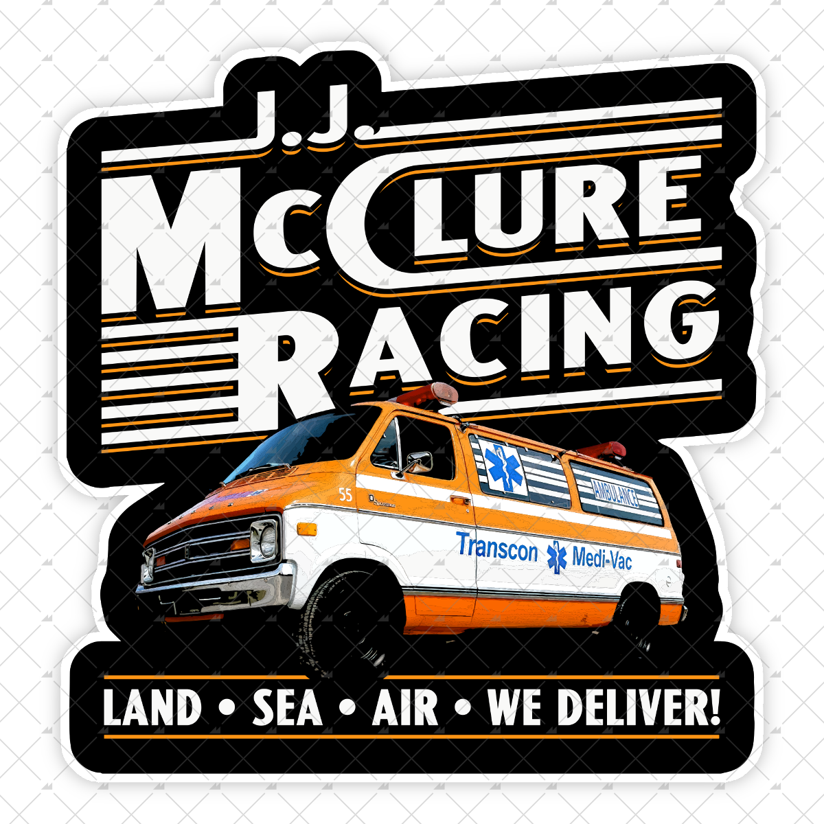 J.J. McClure Racing - Sticker