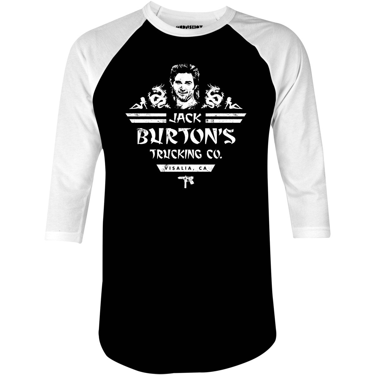 Jack Burton's Trucking Co. - 3/4 Sleeve Raglan T-Shirt