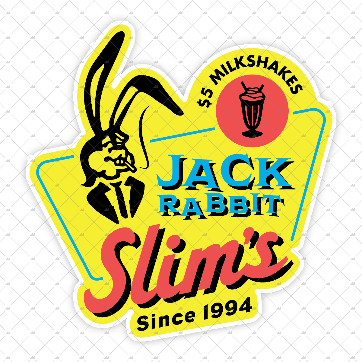 Jack Rabbit Slims - Sticker