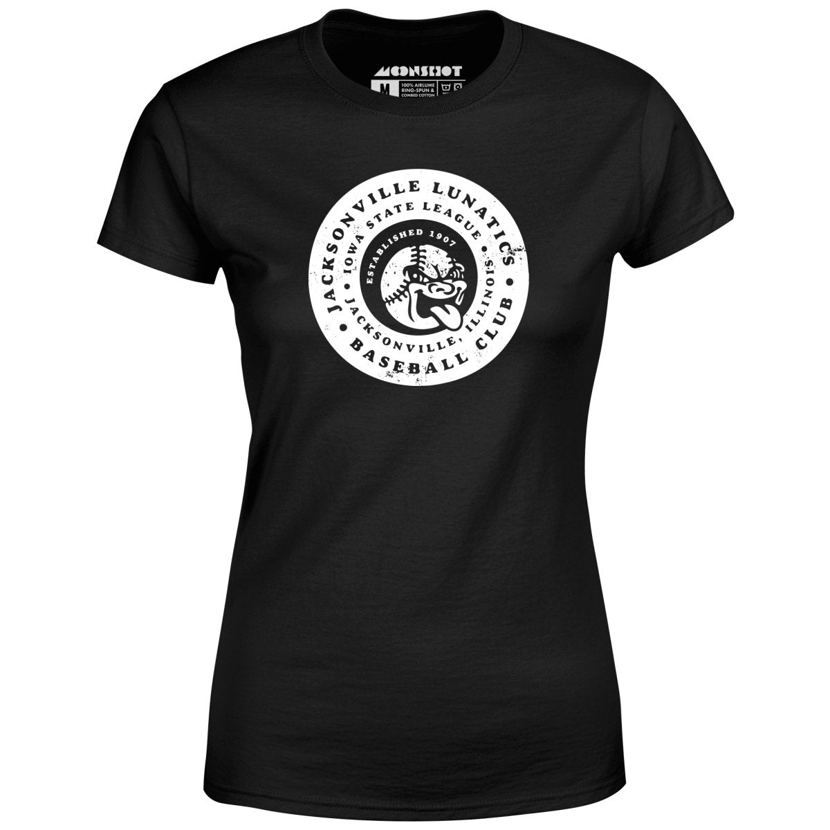 Jacksonville Lunatics - Illinois - Vintage Defunct Baseball Teams - Women's T-Shirt